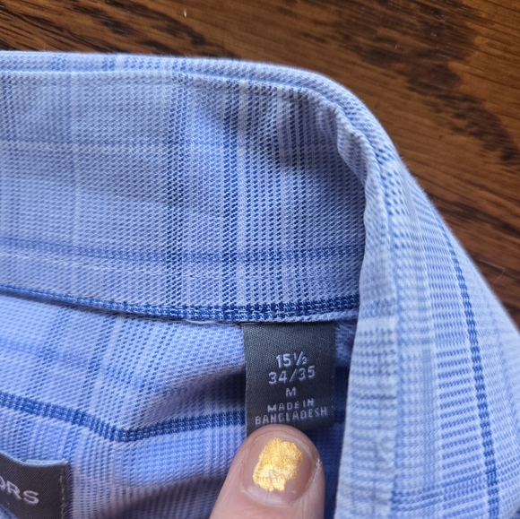 Mens Michael Kors 15 1/2 34/35 dress shirt - Picture 4 of 5